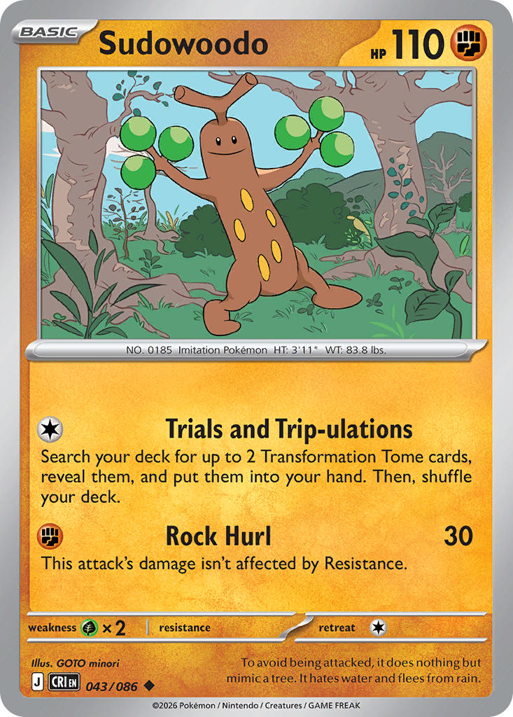 Sudowoodo | Chaos Rising 043/086