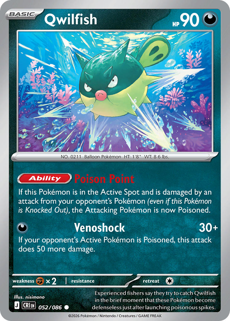 Qwilfish | Chaos Rising 052/086