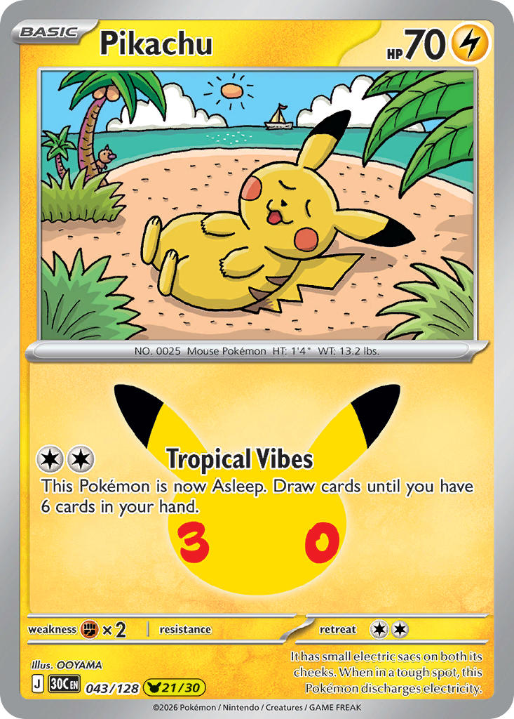 Pikachu | 30th Celebration - Pikachu 21/30
