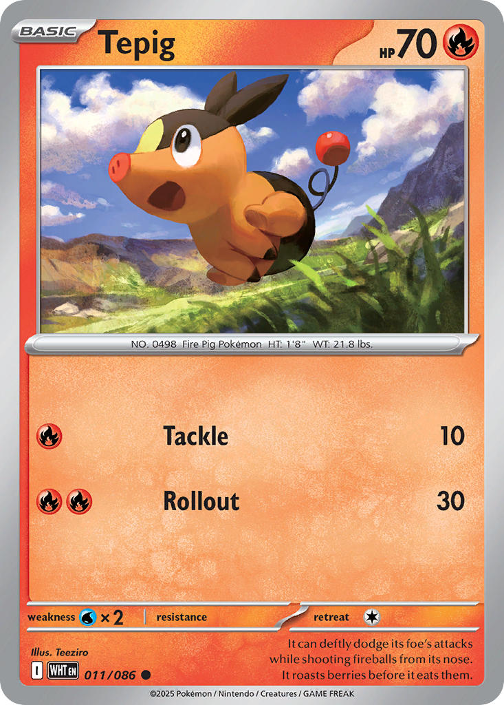 Tepig | White Flare 11/86