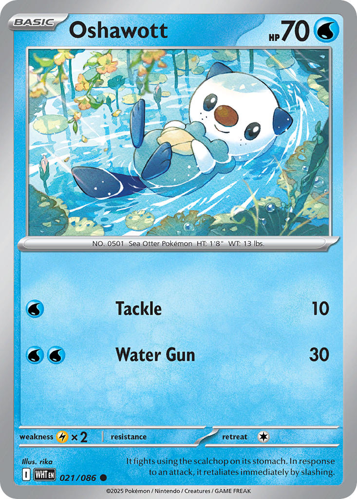Oshawott | White Flare 21/86