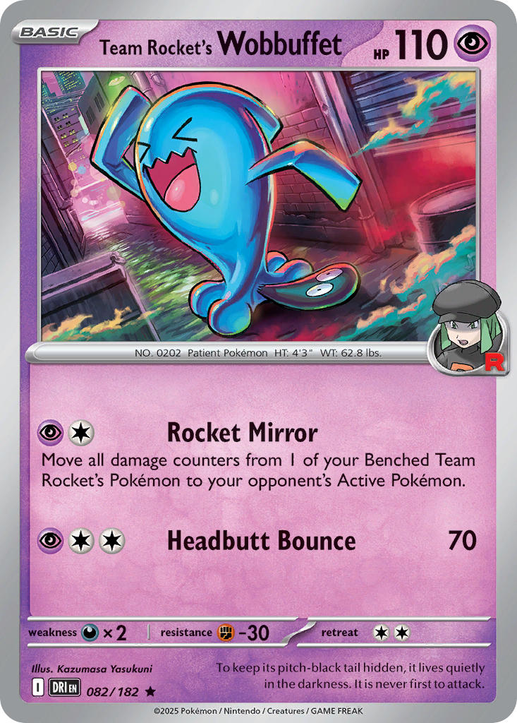 Team Rocket's Wobbuffet | Destined Rivals 82/182