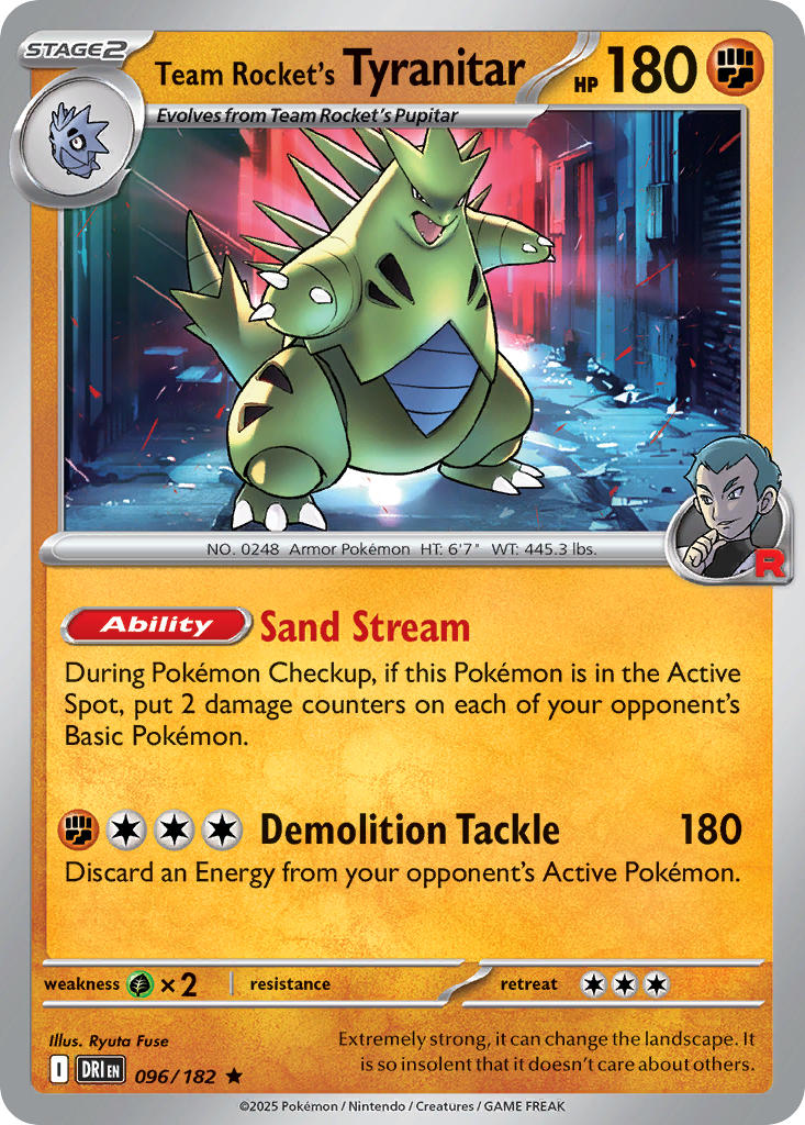 Team Rocket's Tyranitar | Destined Rivals 96/182