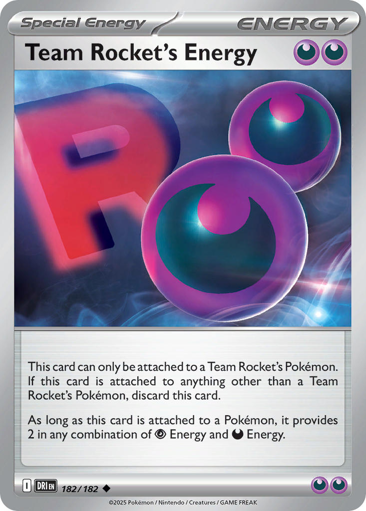 Team Rocket's Energy | Destined Rivals 182/182