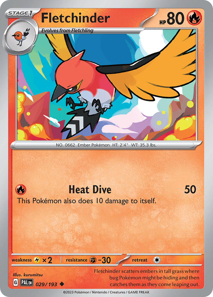 Fletchinder | Paldea Evolved 029/193