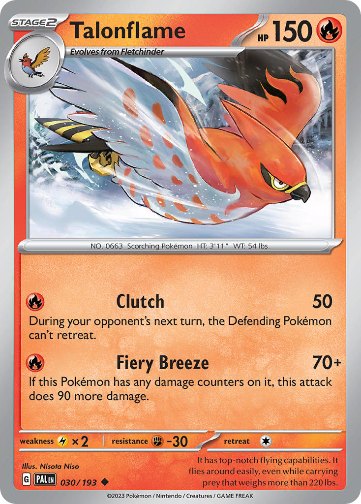 Talonflame | Paldea Evolved 030/193