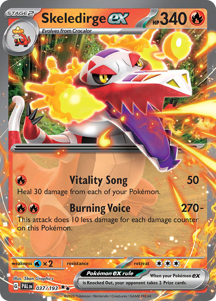 Skeledirge ex | Paldea Evolved 037/193
