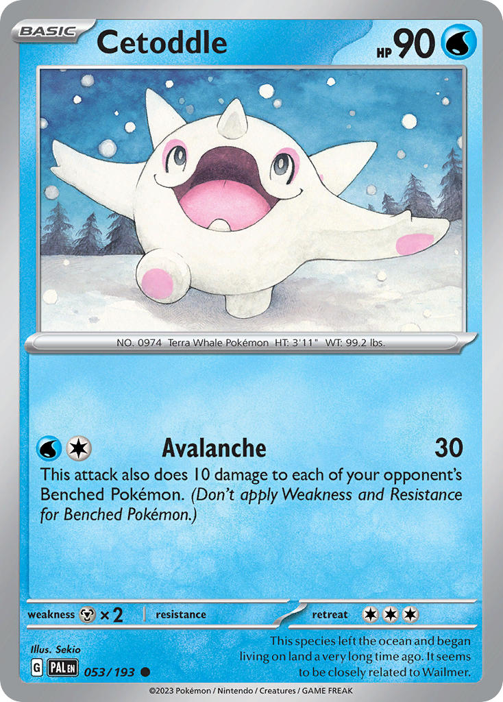 Cetoddle | Paldea Evolved 053/193