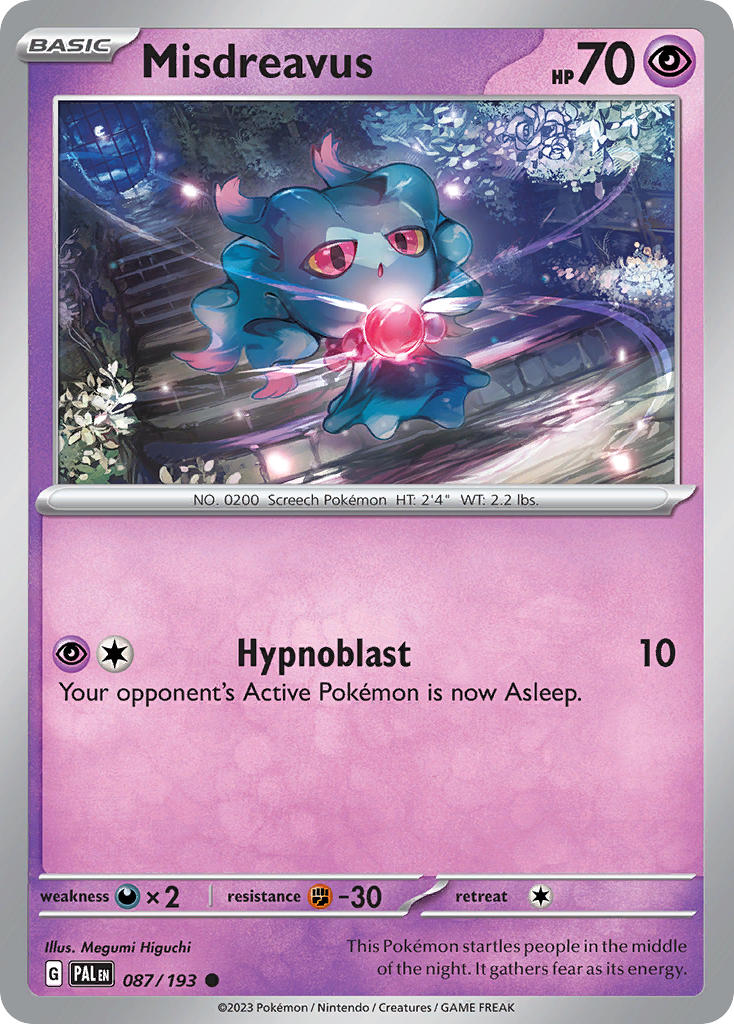 Misdreavus | Paldea Evolved 087/193