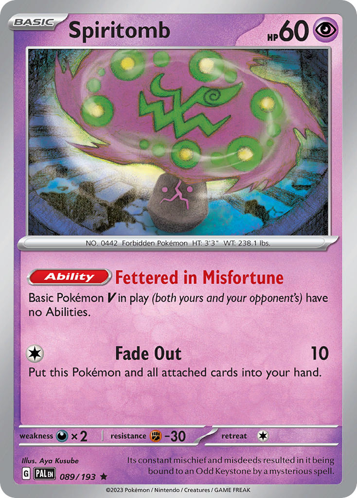 Spiritomb | Paldea Evolved 089/193