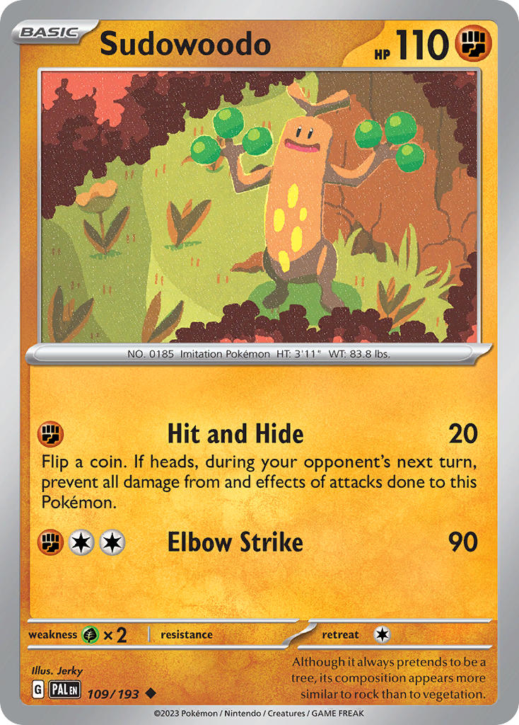 Sudowoodo | Paldea Evolved 109/193