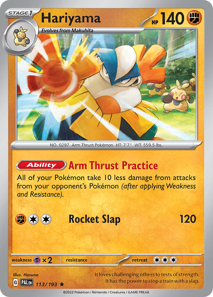 Hariyama | Paldea Evolved 113/193
