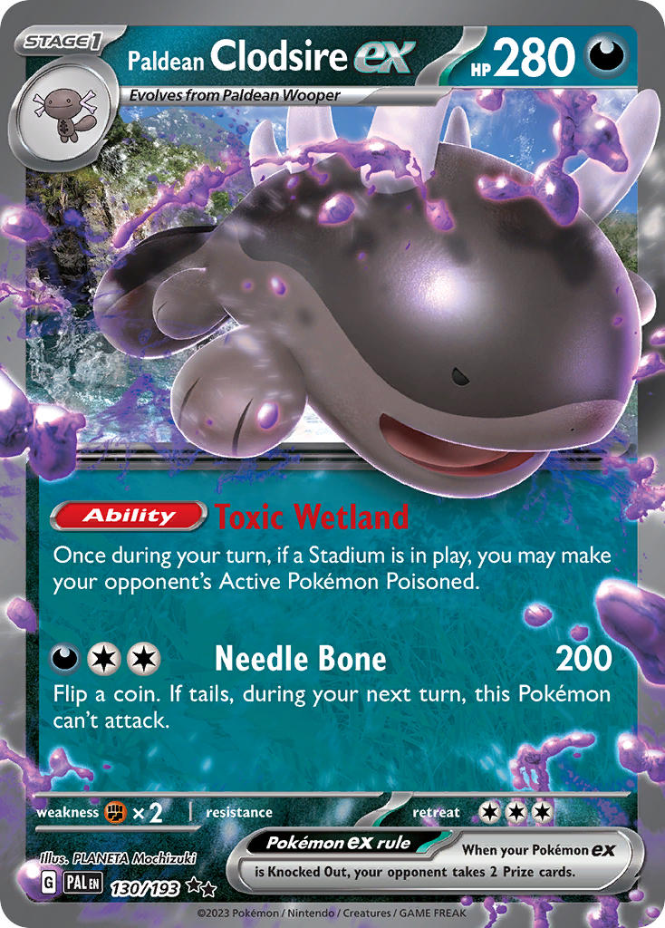 Paldean Clodsire ex | Paldea Evolved 130/193