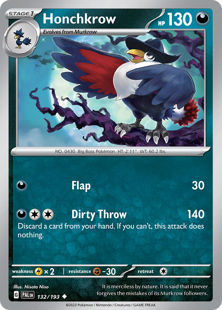 Honchkrow | Paldea Evolved 132/193