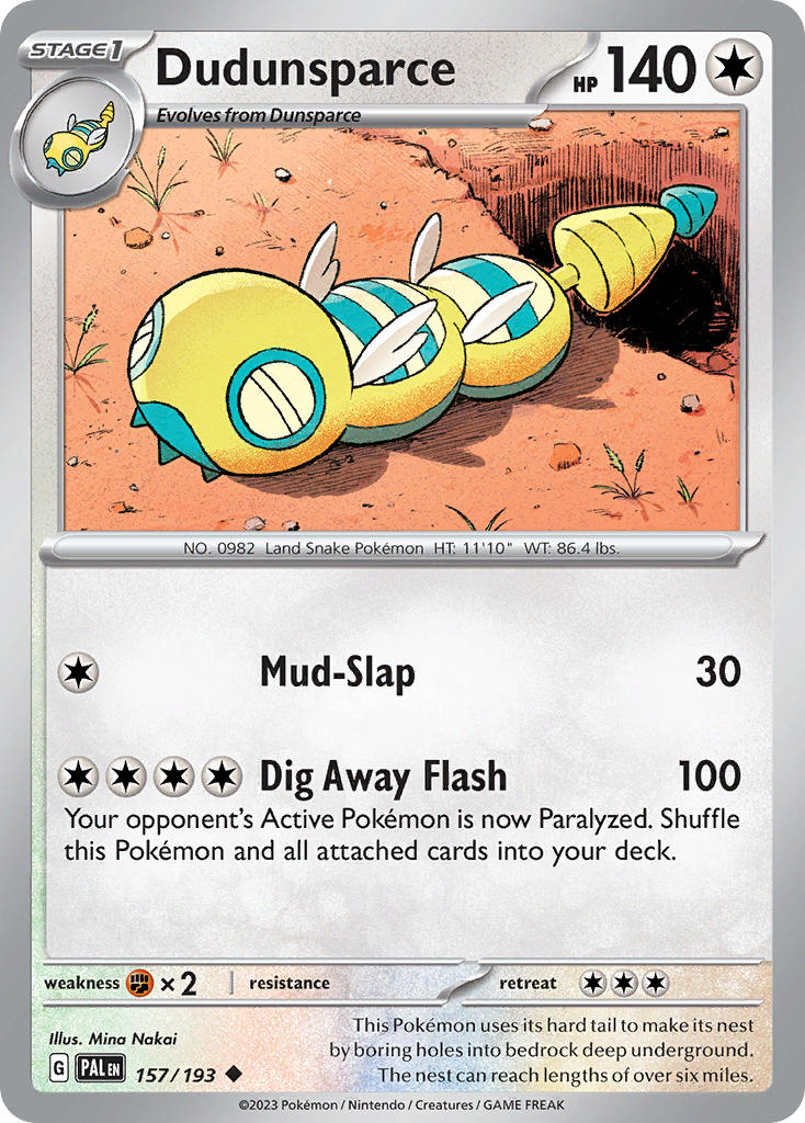 Dudunsparce | Paldea Evolved 157/193