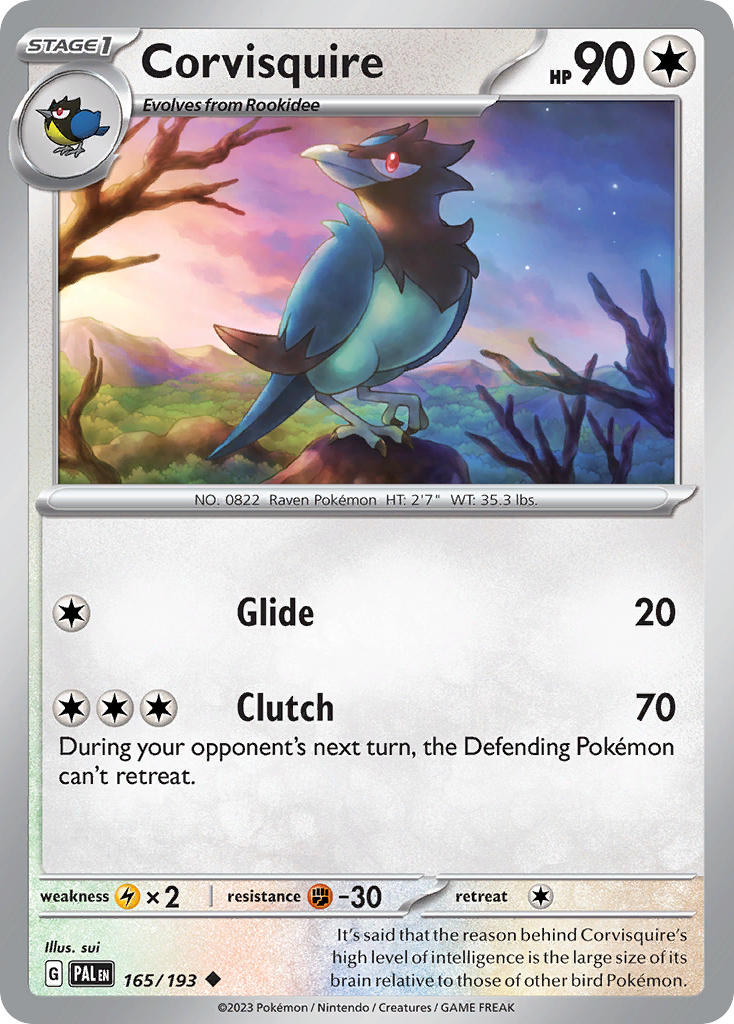 Corvisquire | Paldea Evolved 165/193