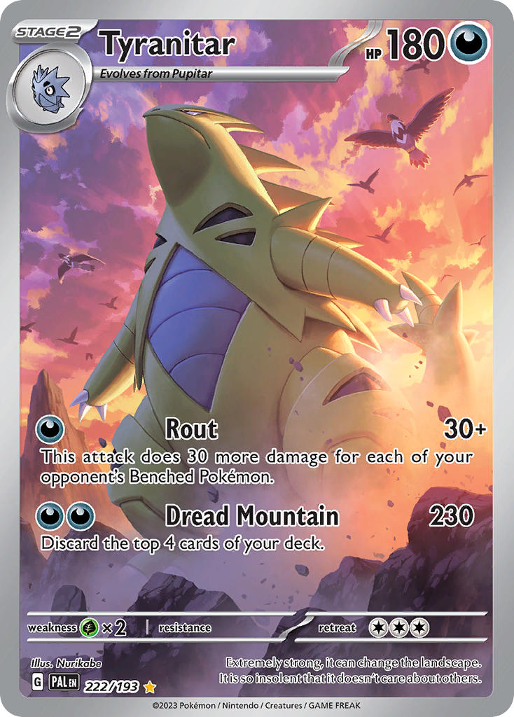 Tyranitar | Paldea Evolved 222/193