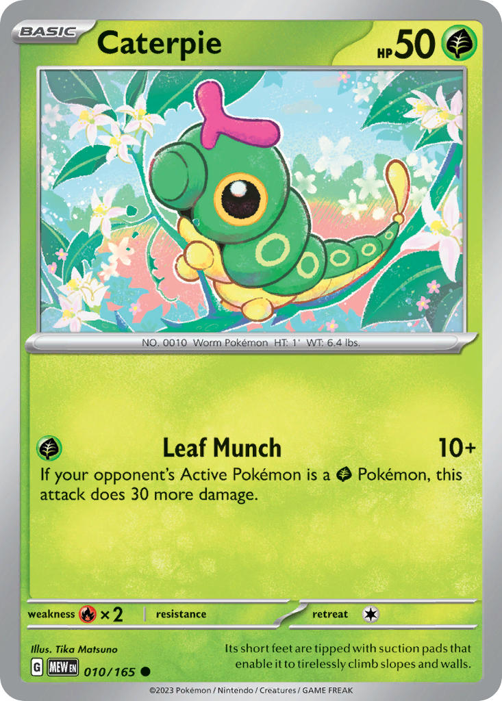 Caterpie | Pokemon 151 010/165