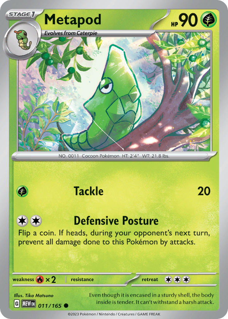 Metapod | Pokemon 151 011/165