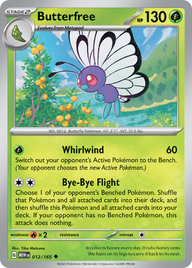 Butterfree | Pokemon 151 012/165