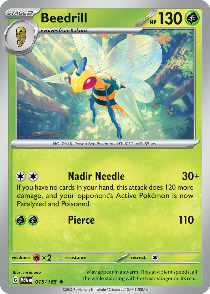 Beedrill | Pokemon 151 015/165