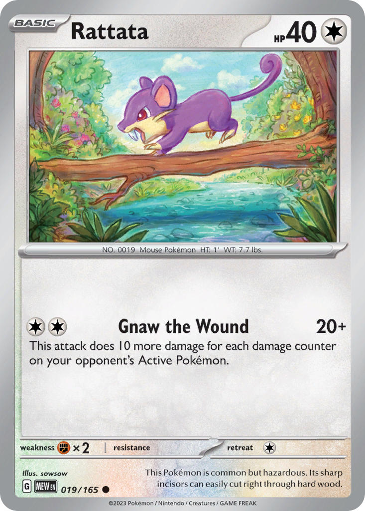 Rattata | Pokemon 151 019/165