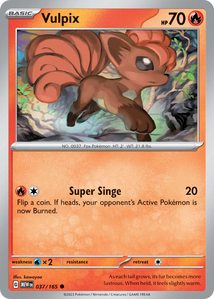 Vulpix | Pokemon 151 037/165