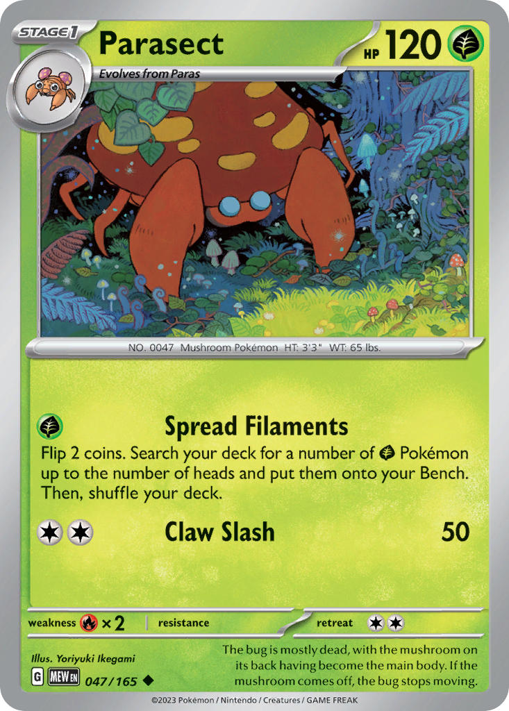 Parasect | Pokemon 151 047/165