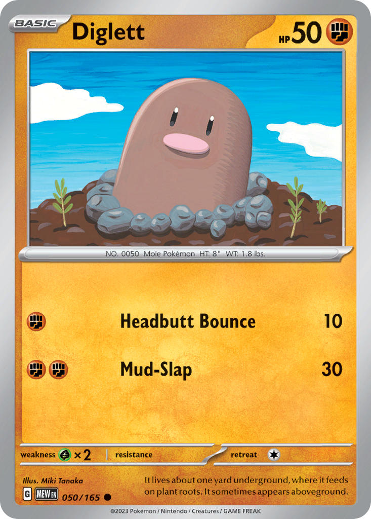 Diglett | Pokemon 151 050/165