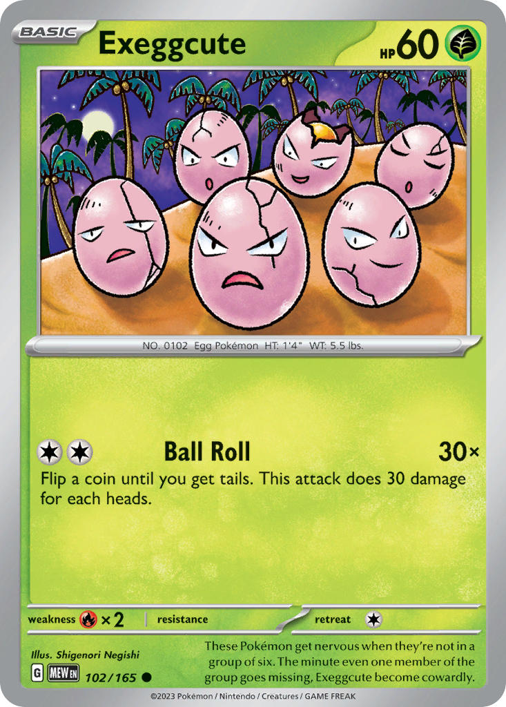 Exeggcute | Pokemon 151 102/165