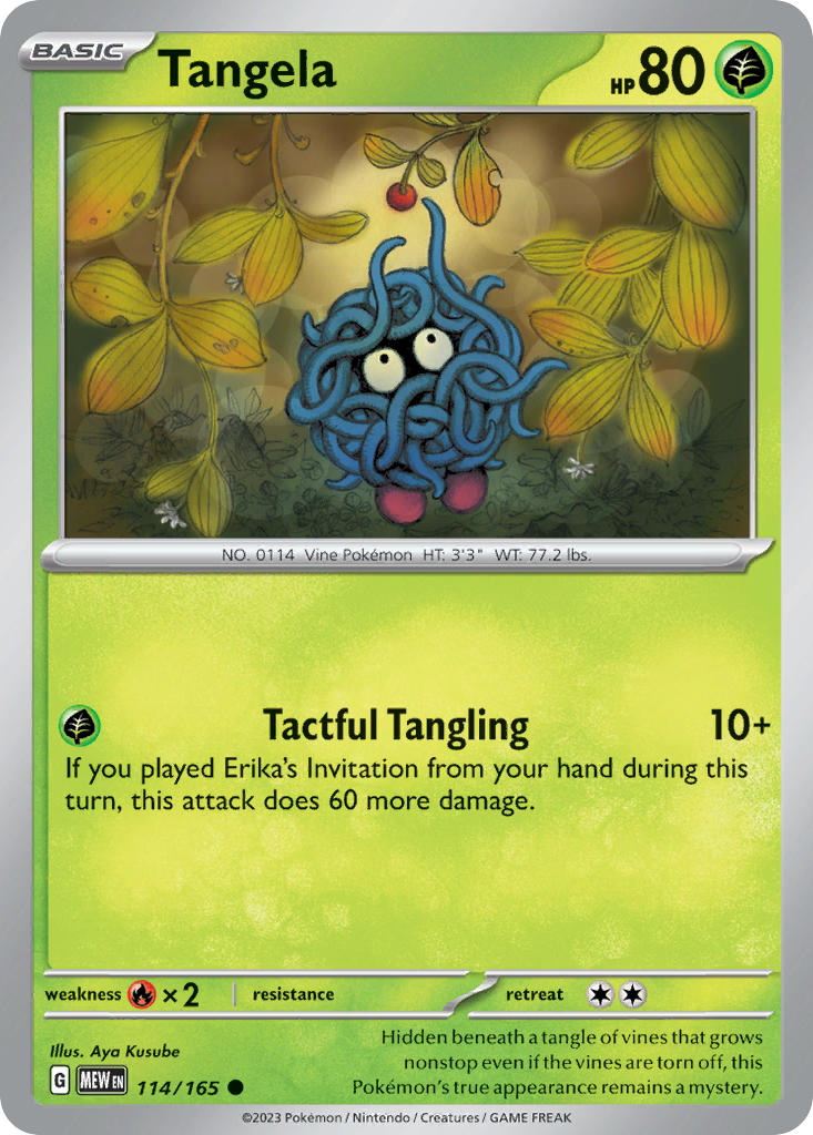 Tangela | Pokemon 151 114/165