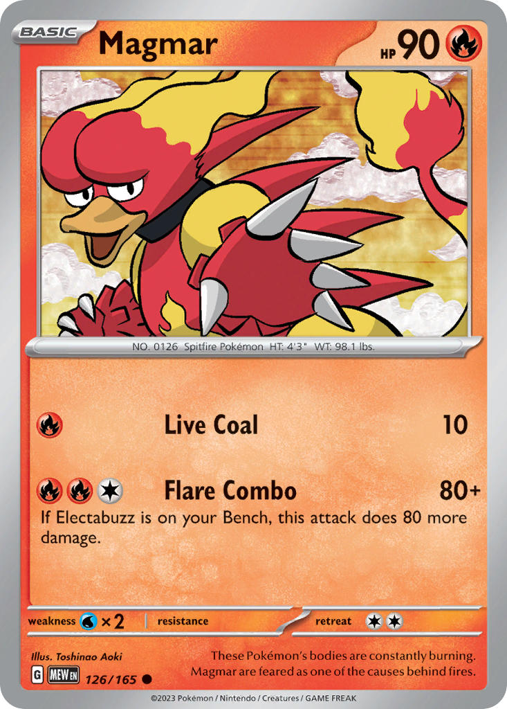 Magmar | Pokemon 151 126/165