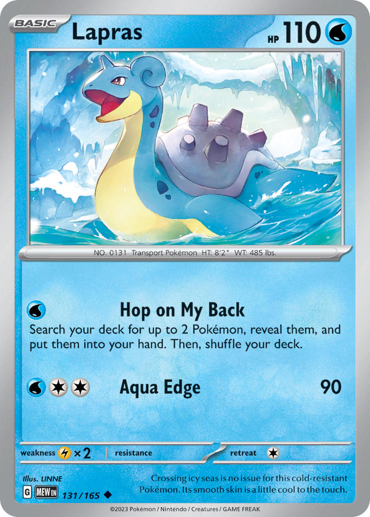 Lapras | Pokemon 151 131/165