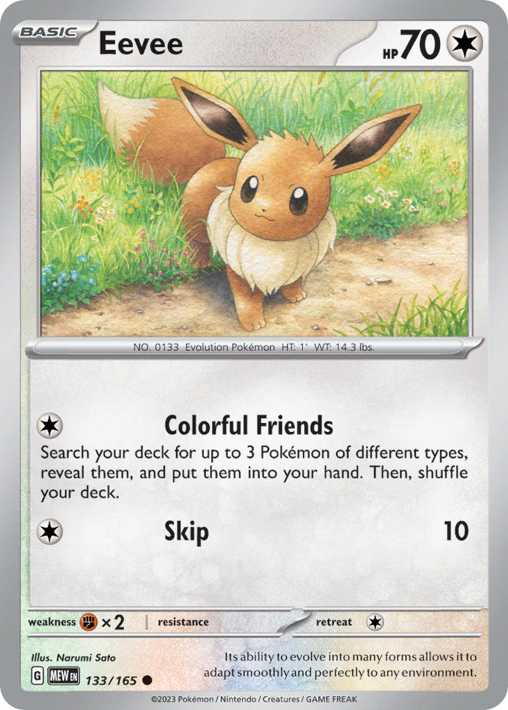 Eevee | Pokemon 151 133/165