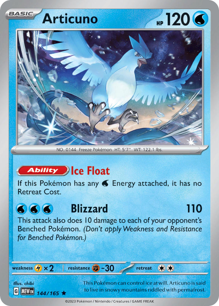 Articuno | Pokemon 151 144/165