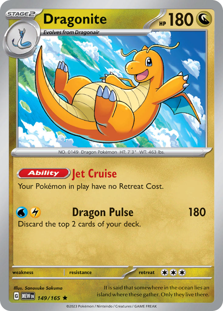 Dragonite | Pokemon 151 149/165