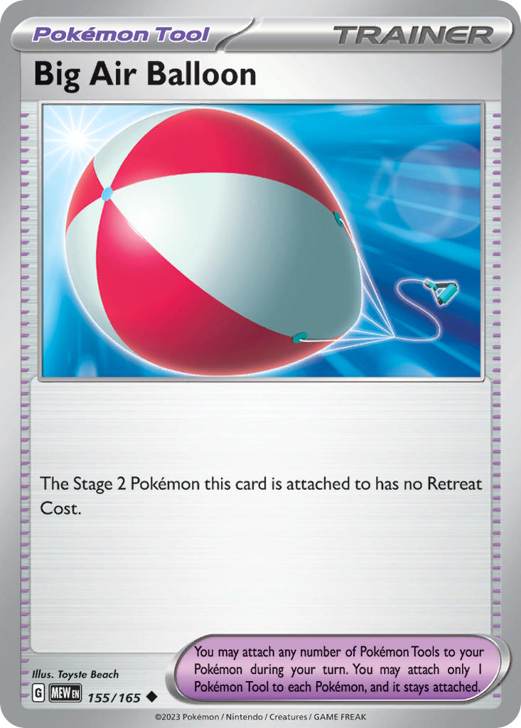 Big Air Balloon | Pokemon 151 155/165