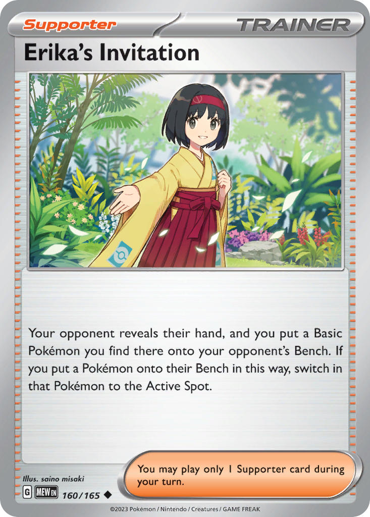 Erika's Invitation | Pokemon 151 160/165