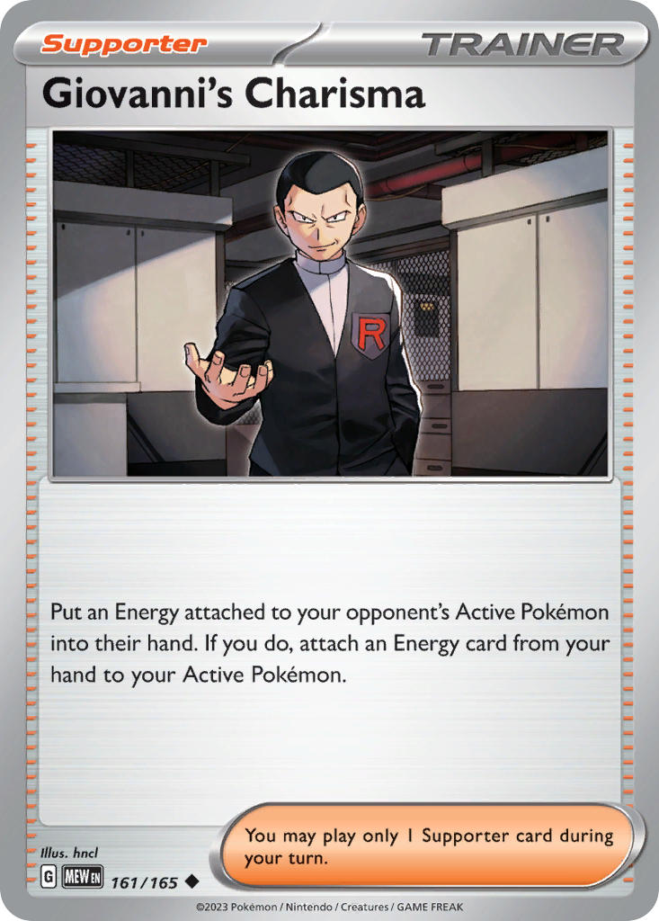 Giovanni's Charisma | Pokemon 151 161/165