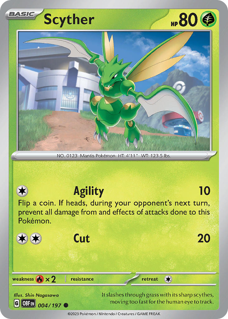Scyther | Obsidian Flames 004/197