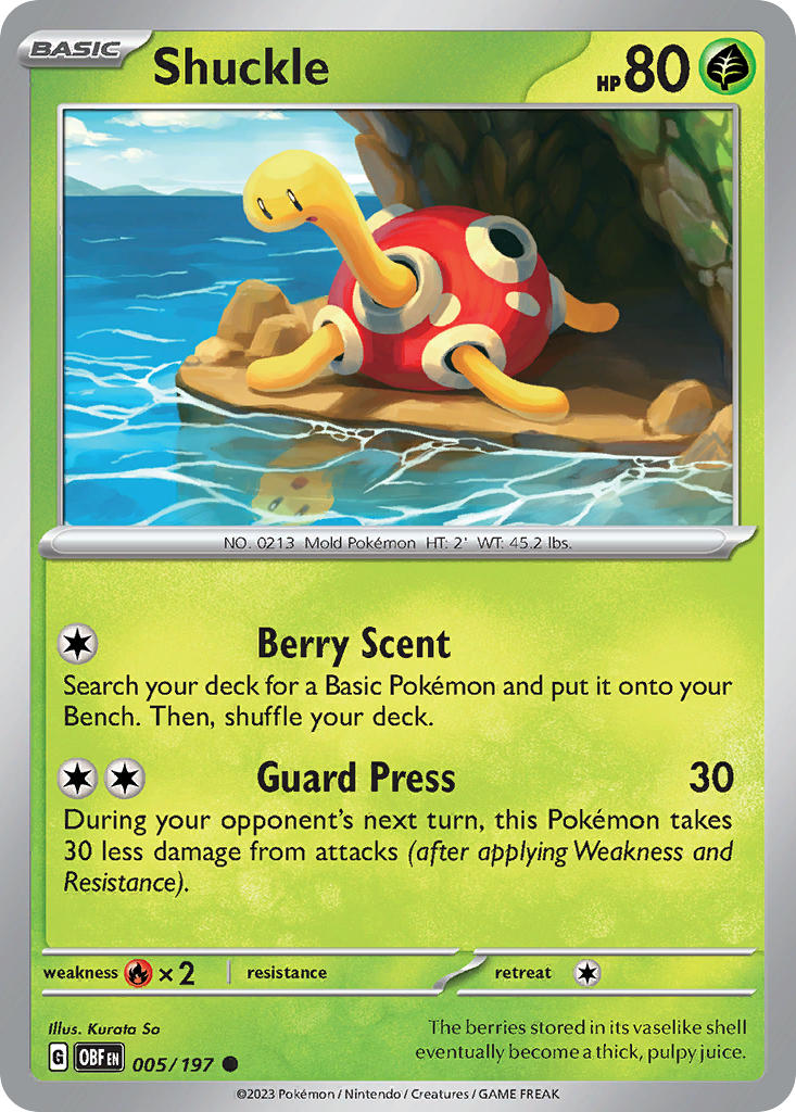Shuckle | Obsidian Flames 005/197