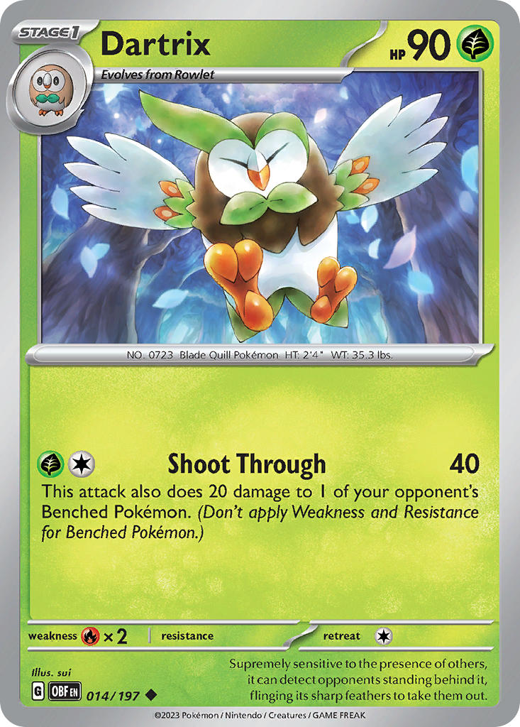 Dartrix | Obsidian Flames 014/197