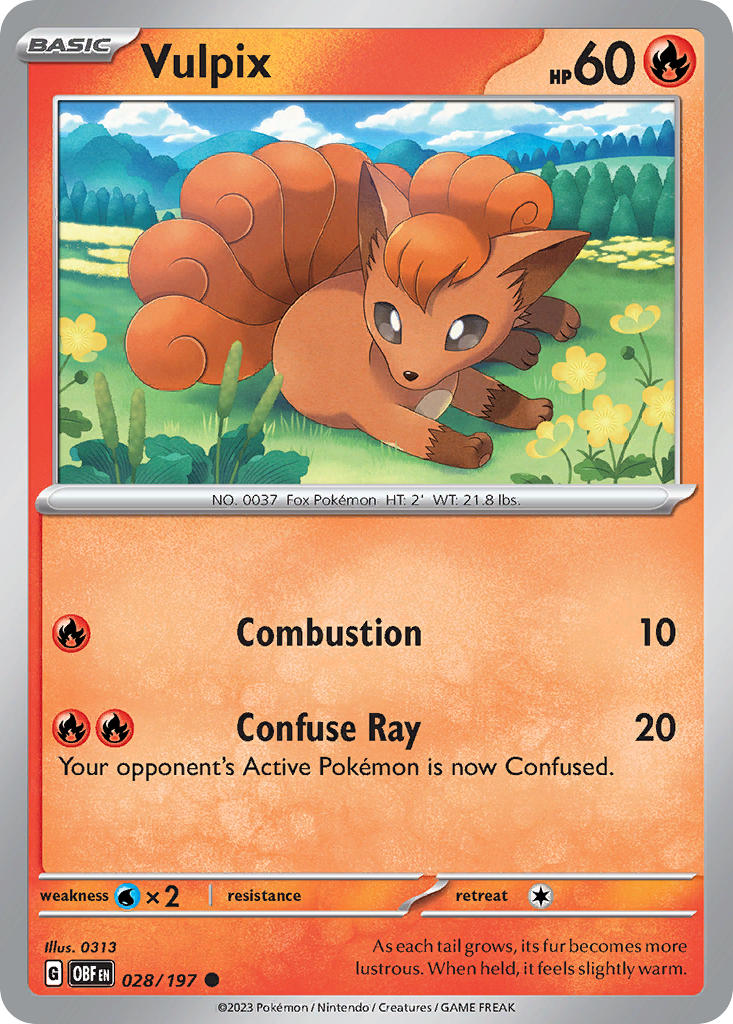 Vulpix | Obsidian Flames 028/197