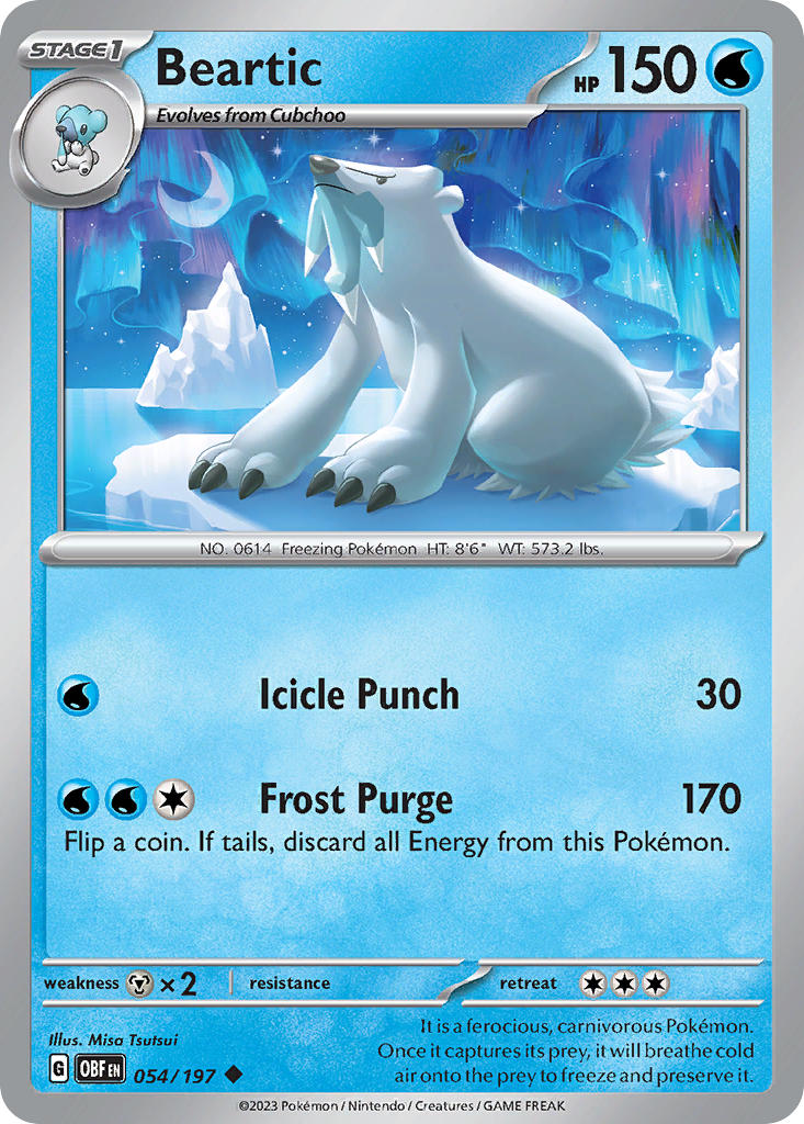 Beartic | Obsidian Flames 054/197