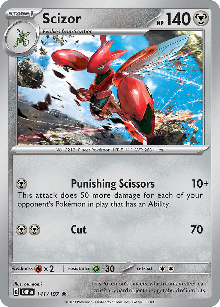 Scizor | Obsidian Flames 141/197