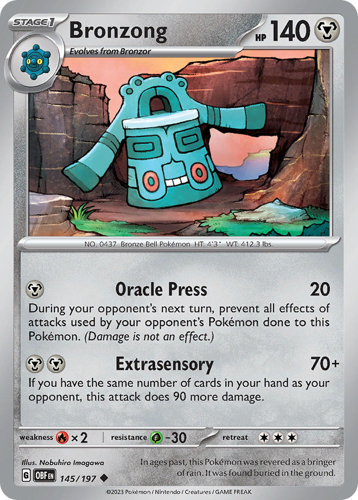 Bronzong | Obsidian Flames 145/197