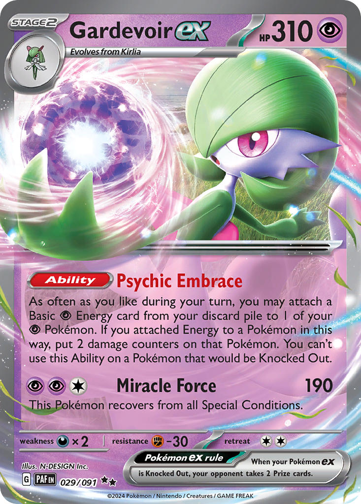 Gardevoir ex | Paldean Fates 29/91
