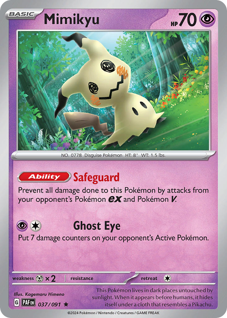 Mimikyu | Paldean Fates 37/91
