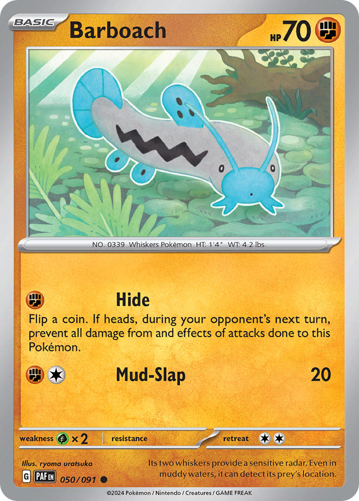 Barboach | Paldean Fates 50/91