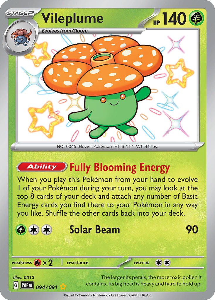 Vileplume | Paldean Fates 94/91